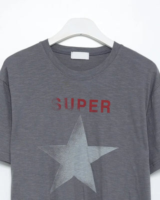 Vintage star print short-sleeved T-shirt