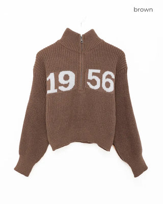 1956 Logo Half-Zip Knit