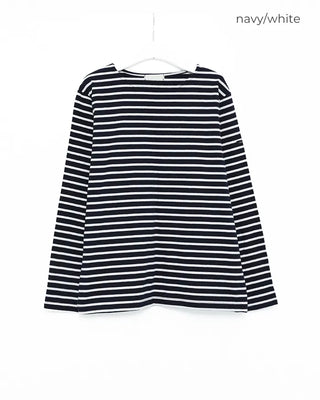 Classic striped T-shirt with label
