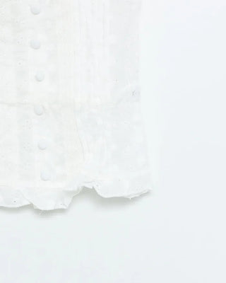 Corset crop blouse
