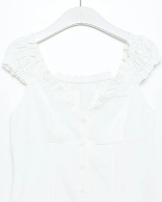 Frilled Shirring Camisole