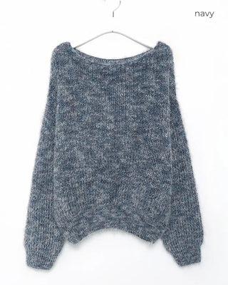 Mixed fur knit