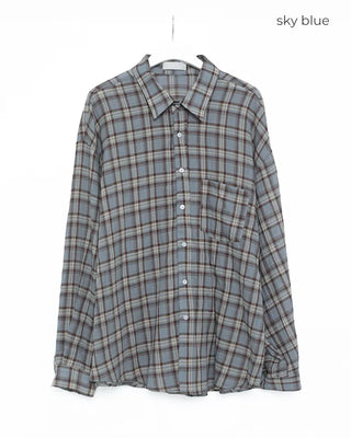 Checked soft cotton shirt