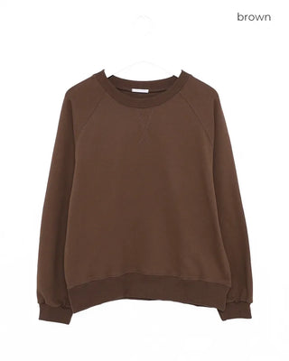 Stitched raglan sweatshirt