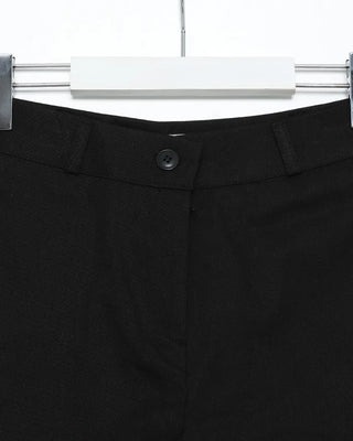 Button cotton shorts