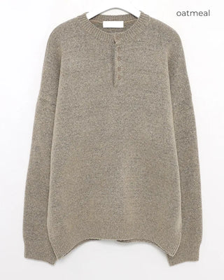Basic Henley Neck Knit