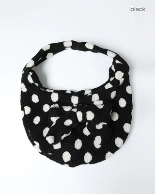 Dot Big Ribbon Boa Bag