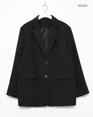 Tailored collar single overjacket