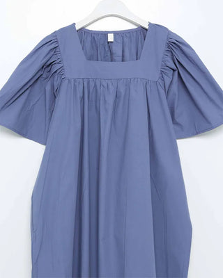 Gathered Square Neck Dress
