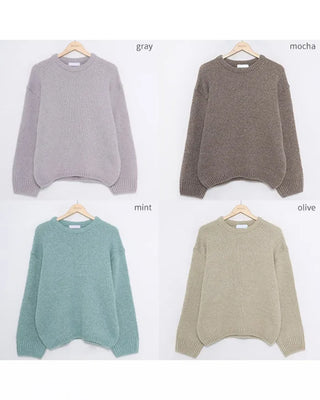 Rib-knit sweater