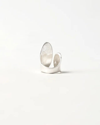 Matte Metal Curved Ring