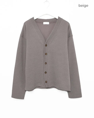 Oversized V-neck cardigan