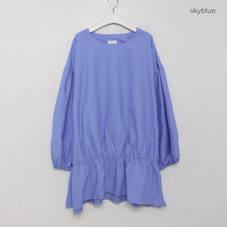 Shirred mini dress