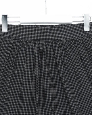 String check mini skirt