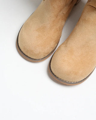 Suede long boots