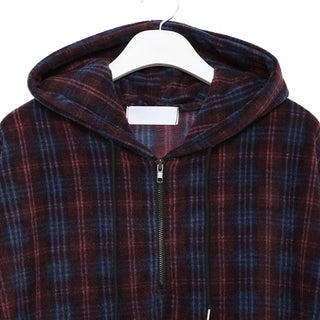 (Unisex) Lulu Check Fleece Hood