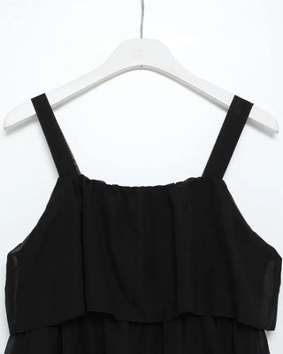 Can-can frill mini dress