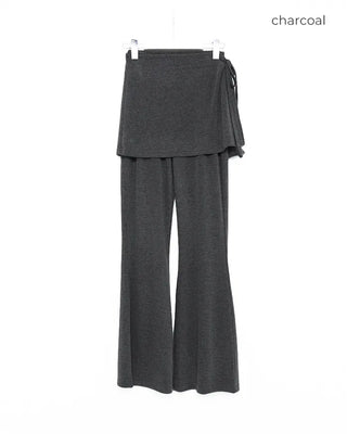 Wrap skirt pants