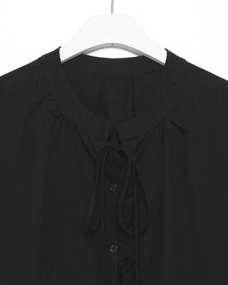 Fagoting Shoulder Frill Button Blouse