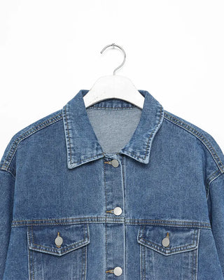 Oversized denim jacket