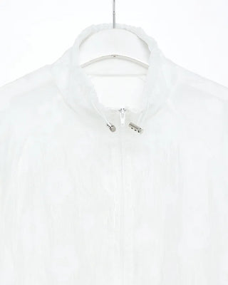 Flower Patch Jacquard Sheer Windbreaker