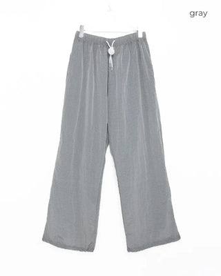 (Unisex) Nylon Check String Pants