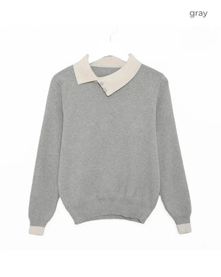 Asymmetrical Color Scheme Knit