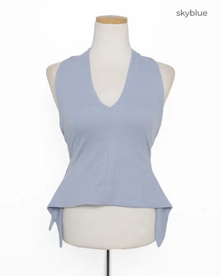 Halter neck tank top