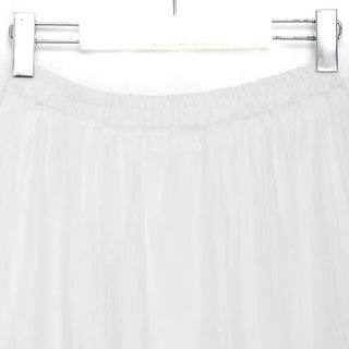 Tiered slit long skirt