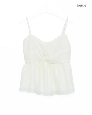 Twisted Frill Bustier Blouse