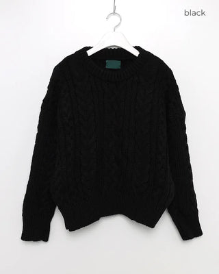 Cable Round Neck Knit