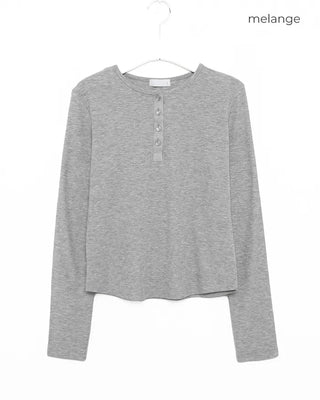 Half-button T-shirt