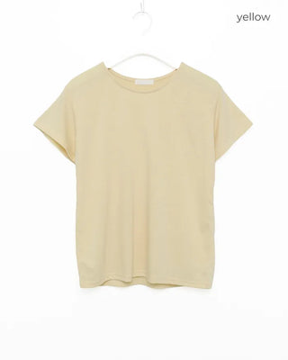 Simple round neck short-sleeved T-shirt