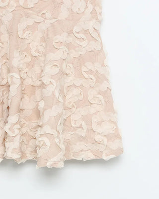 Flower corsage camisole bustier