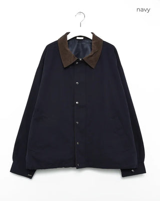 Corduroy Collar Work Jacket