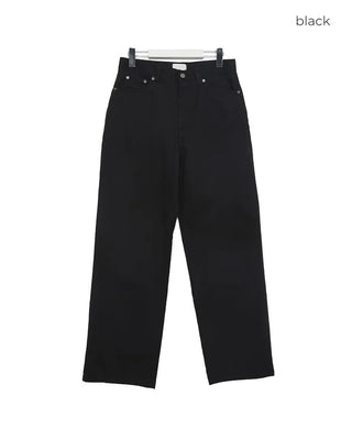 Basic Cotton Wide Pants