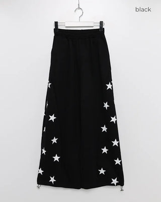 Star-embellished jogger sweatpants