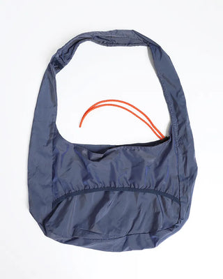 York flap nylon shoulder bag