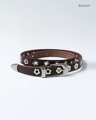 Flower punching belt