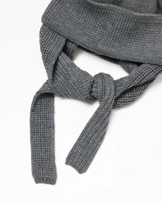 Earflap knit beanie
