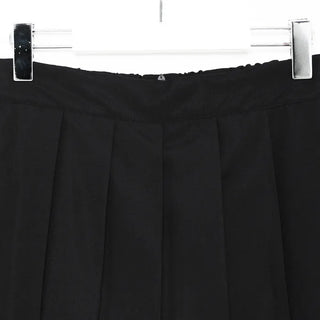 Pleated skirt and slacks set