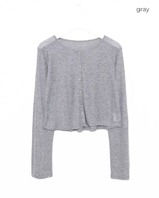 Sheer Mohair Cardigan