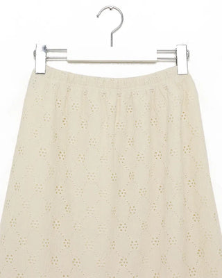 Lace layered long skirt