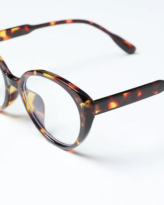 Oval Bold Frame Glasses