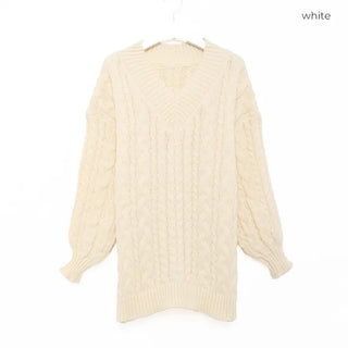 Cable Balloon Fit Knit