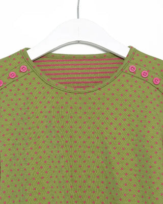 Side Button Point T-Shirt