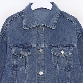Cropped denim jacket