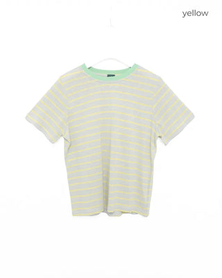 Casual striped short-sleeved T-shirt