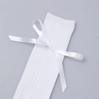 Ribbon detail socks