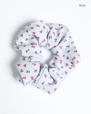 Cherry Pattern Pointelle Chouchou